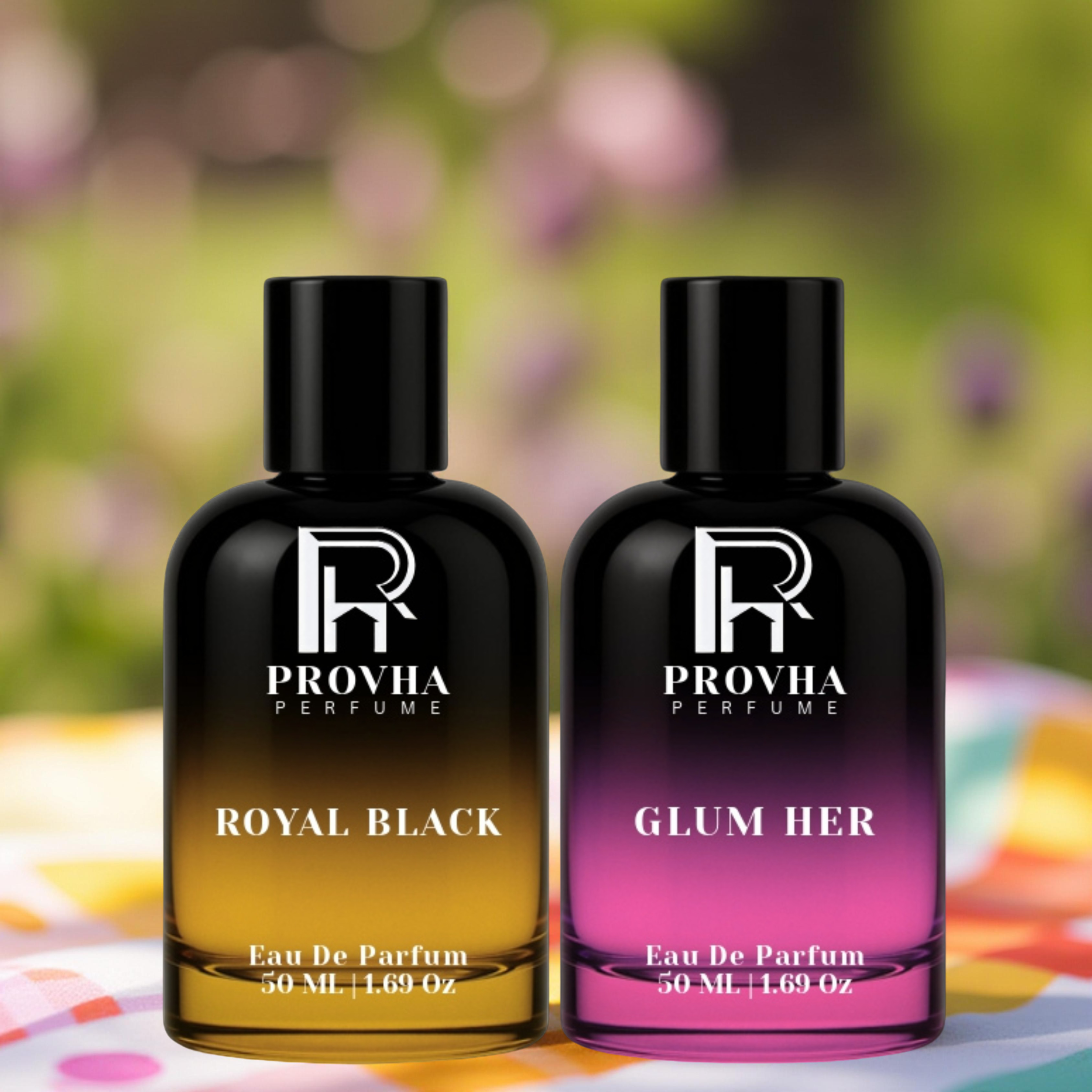 Royal Black Perfume and Glum Her Perfume